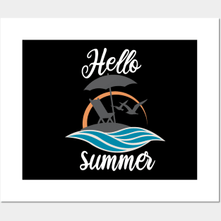 Hello Summer, Popsicle, Vacation, Beach Vacation, Summer Vacation, Vacation Tee, Vacay Mode, Summertime Posters and Art